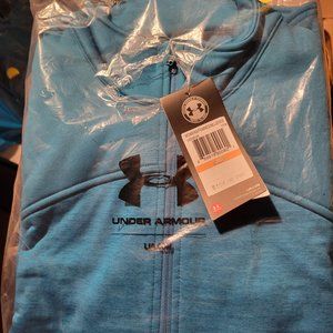 NEW With Tags  Women's Under Armor Fitted Cold Gear Jacket Size Small Turquoise
